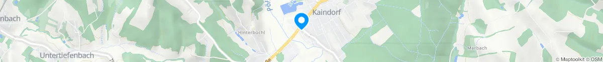 Kartendarstellung des Standorts für Jakobus Apotheke Kaindorf in 8224 Kaindorf
